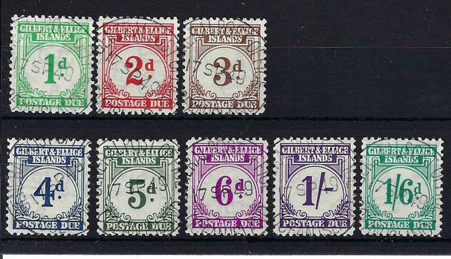 Image of Gilbert & Ellice Islands D1/8 FU